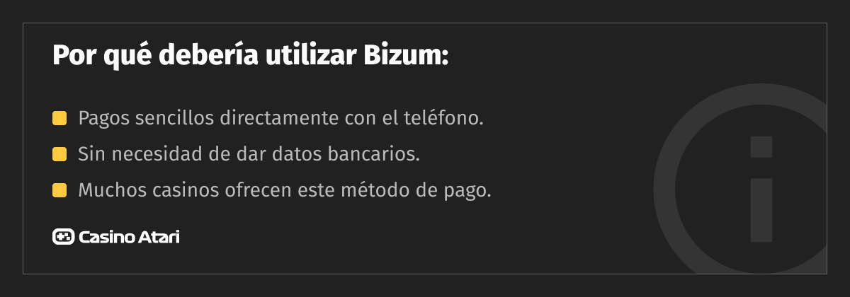 Ventajas de utilizar Bizum