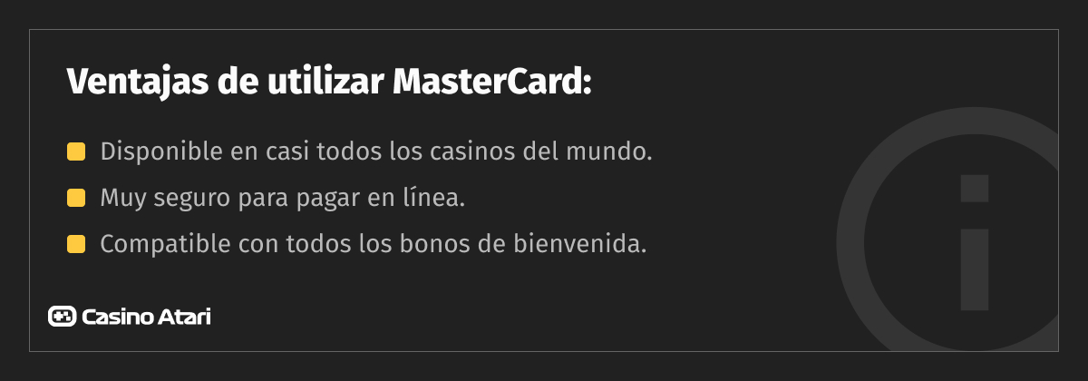 ventajas de utilizar mastercard